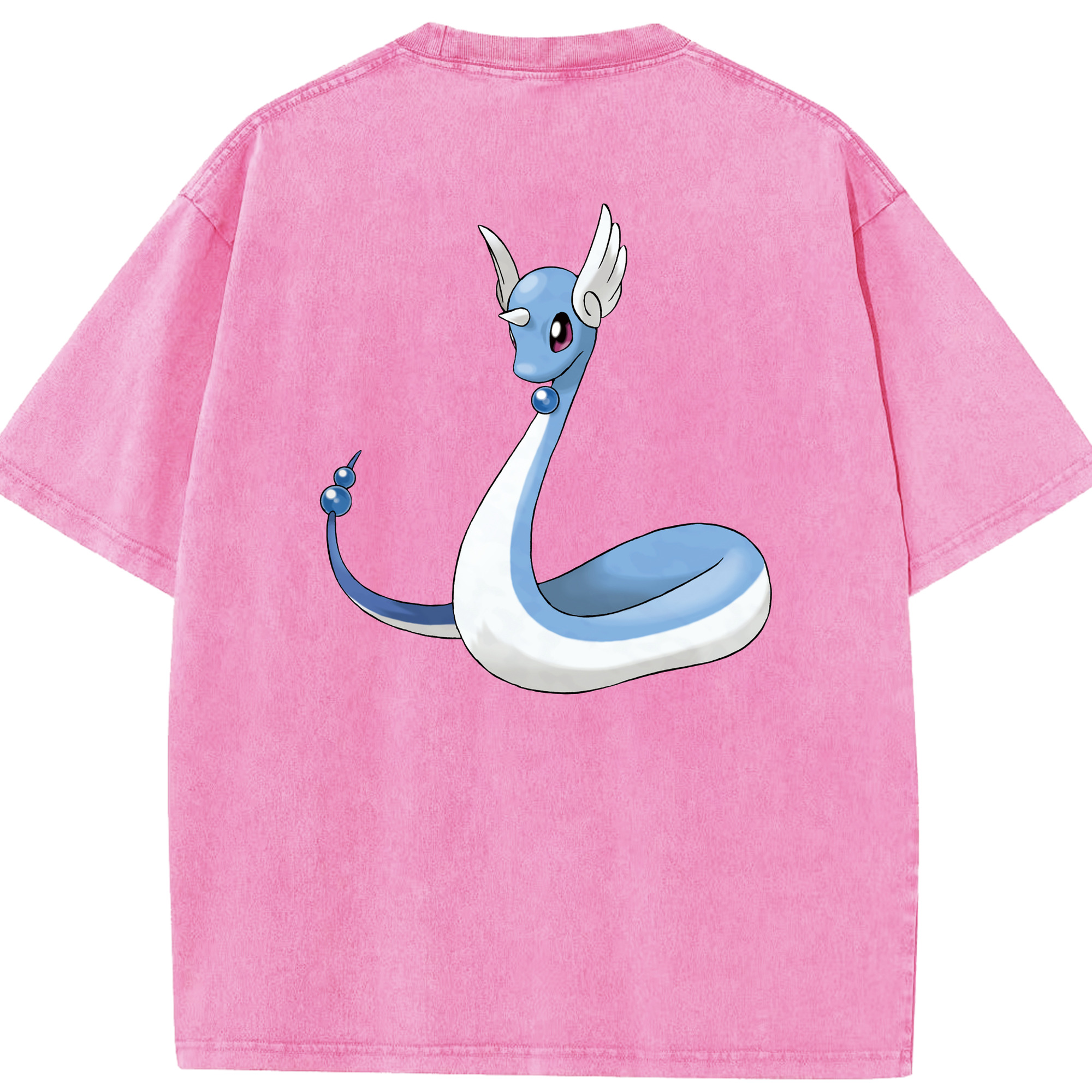 （画像用） ポケットモンスター Pokémon 綿100% ヴィンテージ風 半袖Tシャツ（背面プリント）